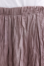AYZ Sawyer Wrinkle Skirt Mink