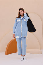 AYZ Rachel 3 Pc Denim Set Blue