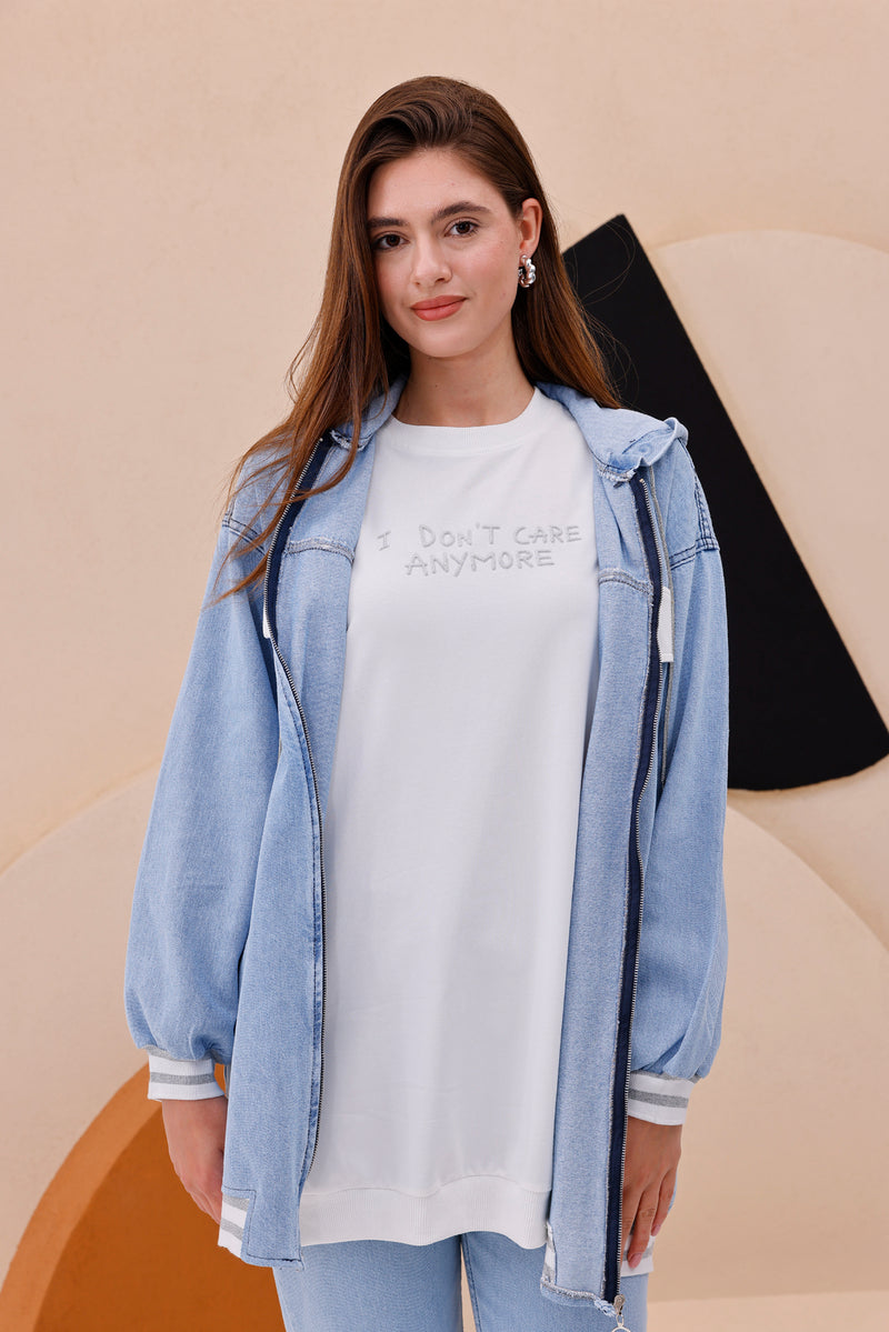 AYZ Rachel 3 Pc Denim Set Blue