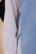 AYZ Nyla 3 Pc Denim Set Blue