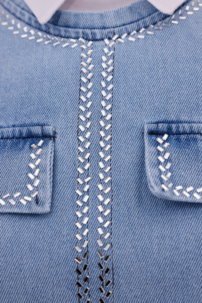 AYZ Lola 3 Pc Denim Set Blue