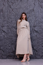 CLND Dilruba Skirt Set Beige