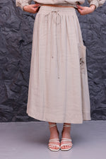CLND Dilruba Skirt Set Beige