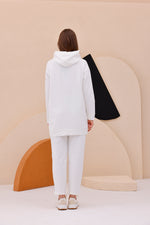 SCL Striped Shoulder Tracksuit Ecru