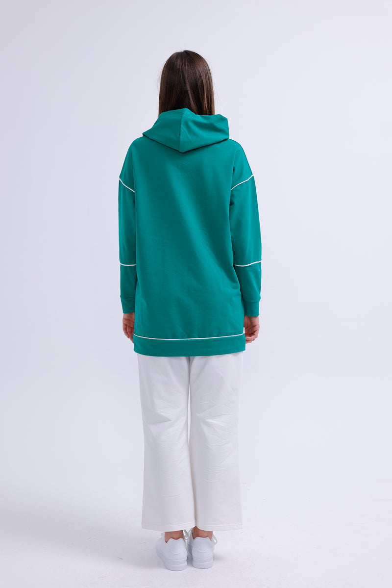 SCL White Biding Tracksuit Green