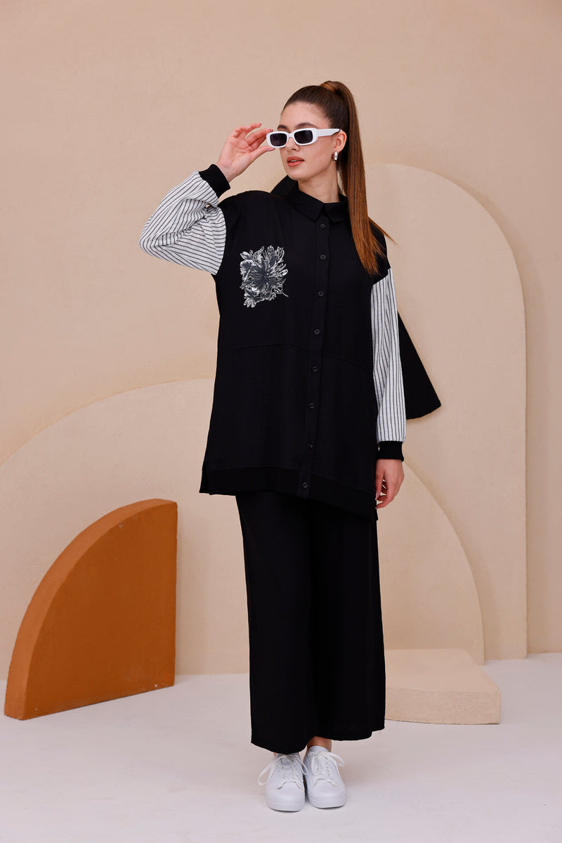 AYZ Poppy Rose Set Black