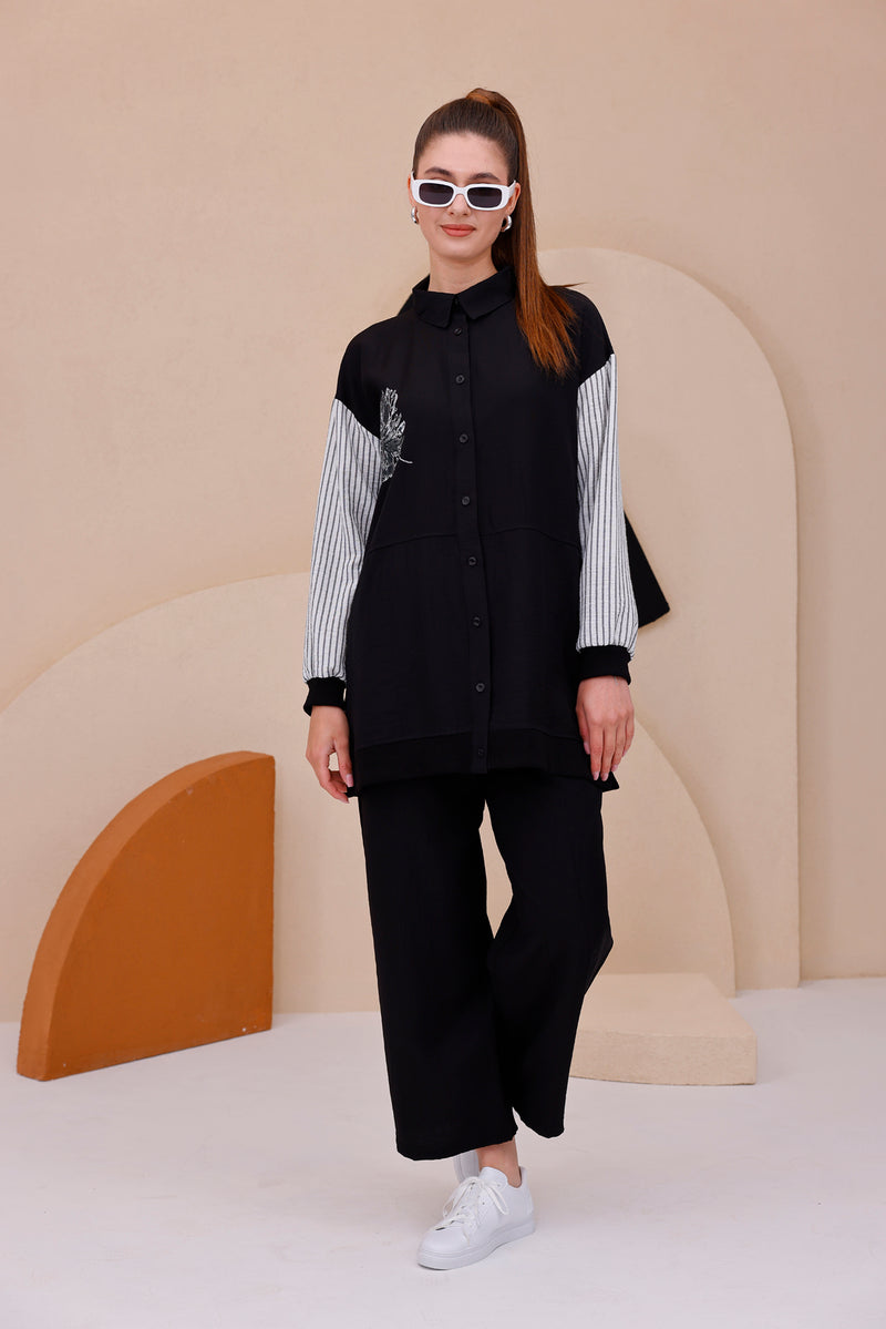 AYZ Poppy Rose Set Black