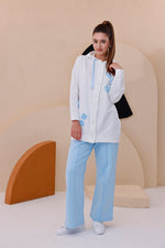 SCL Flowers Tracksuit Blue