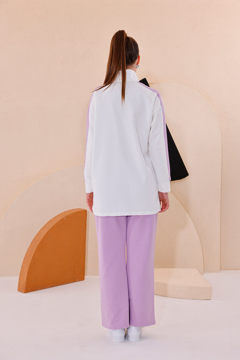 SCL Butterflies Tracksuit Lilac