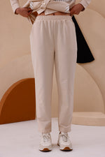 SCL Striped Shoulder Tracksuit Beige