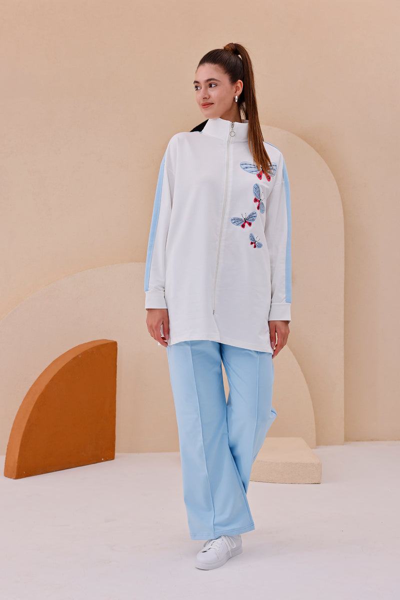 SCL Butterflies Tracksuit Blue