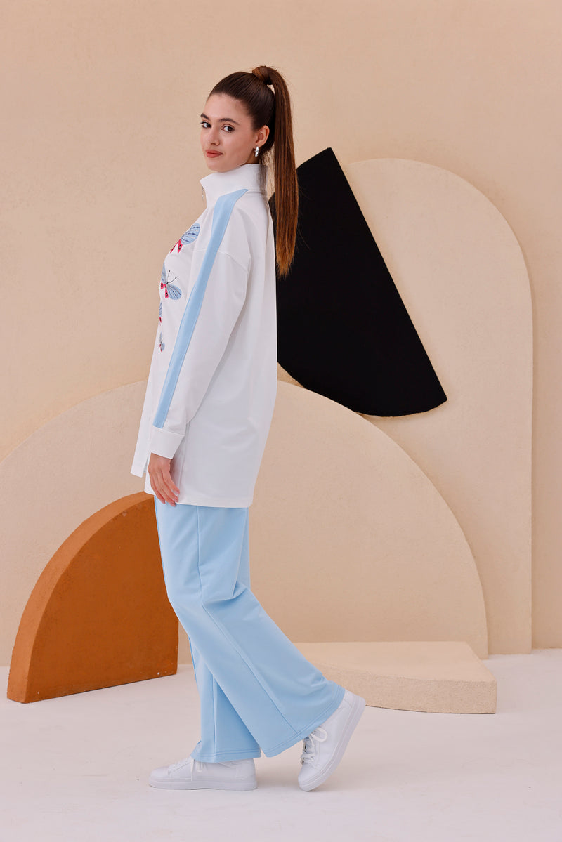 SCL Butterflies Tracksuit Blue