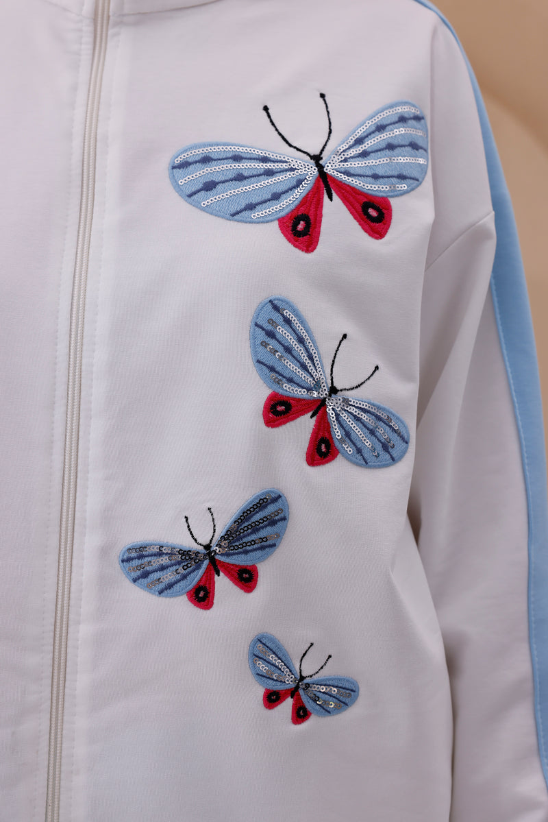 SCL Butterflies Tracksuit Blue