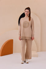 SCL V Stones Tracksuit Camel