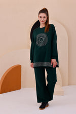 SCL V Stones Tracksuit Green