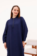 MSB Arm&Zip Detailed Set Navy Blue