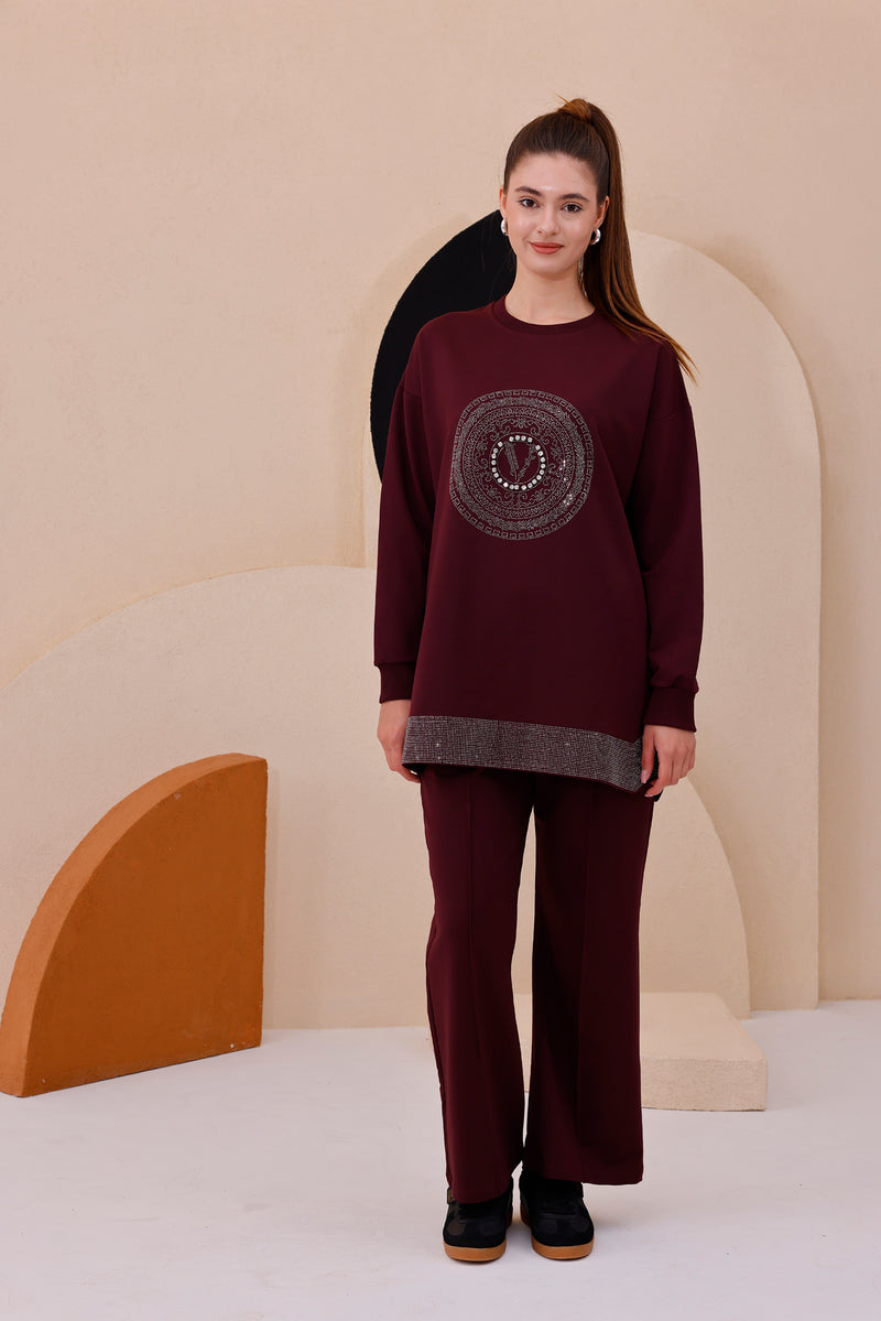 SCL V Stones Tracksuit Ivy