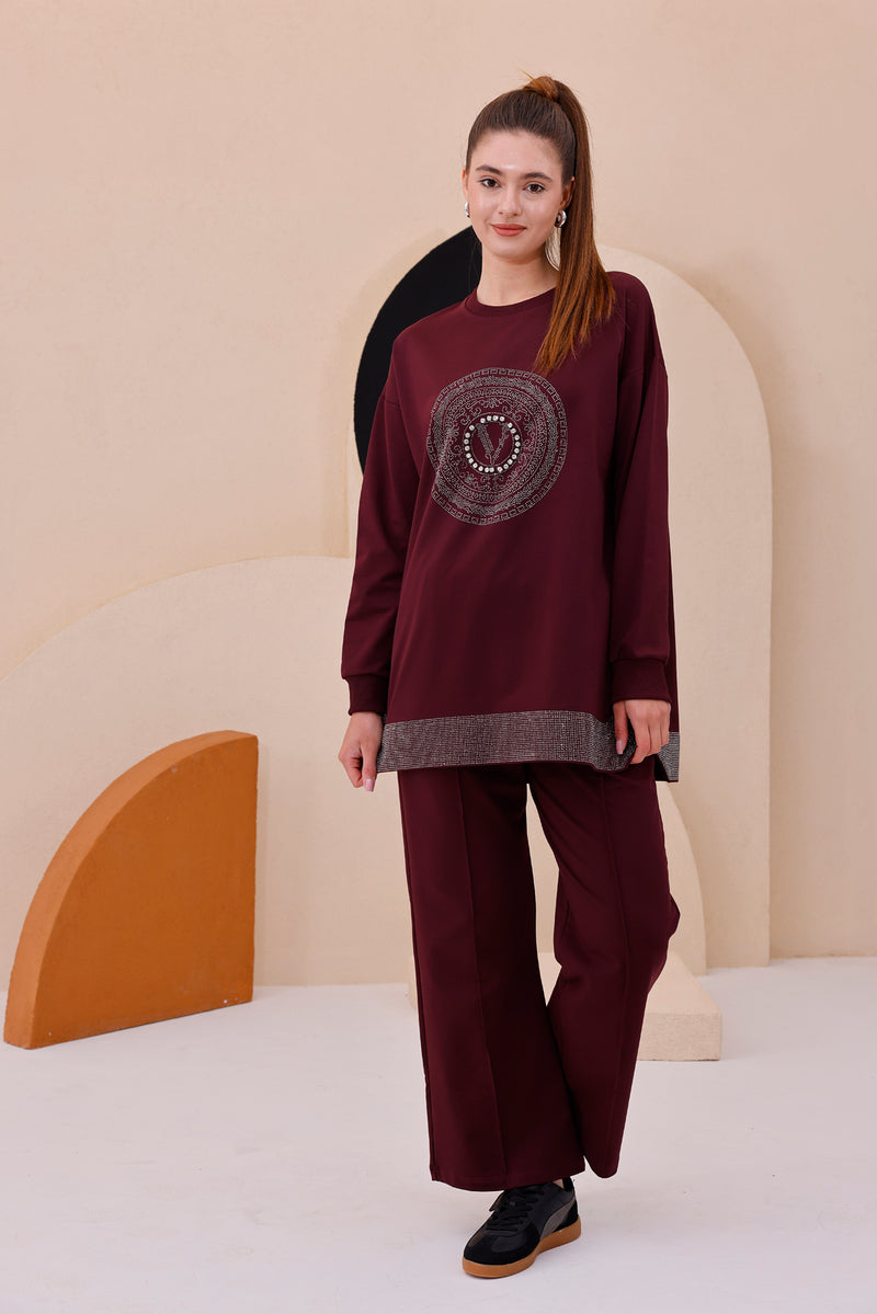 SCL V Stones Tracksuit Ivy