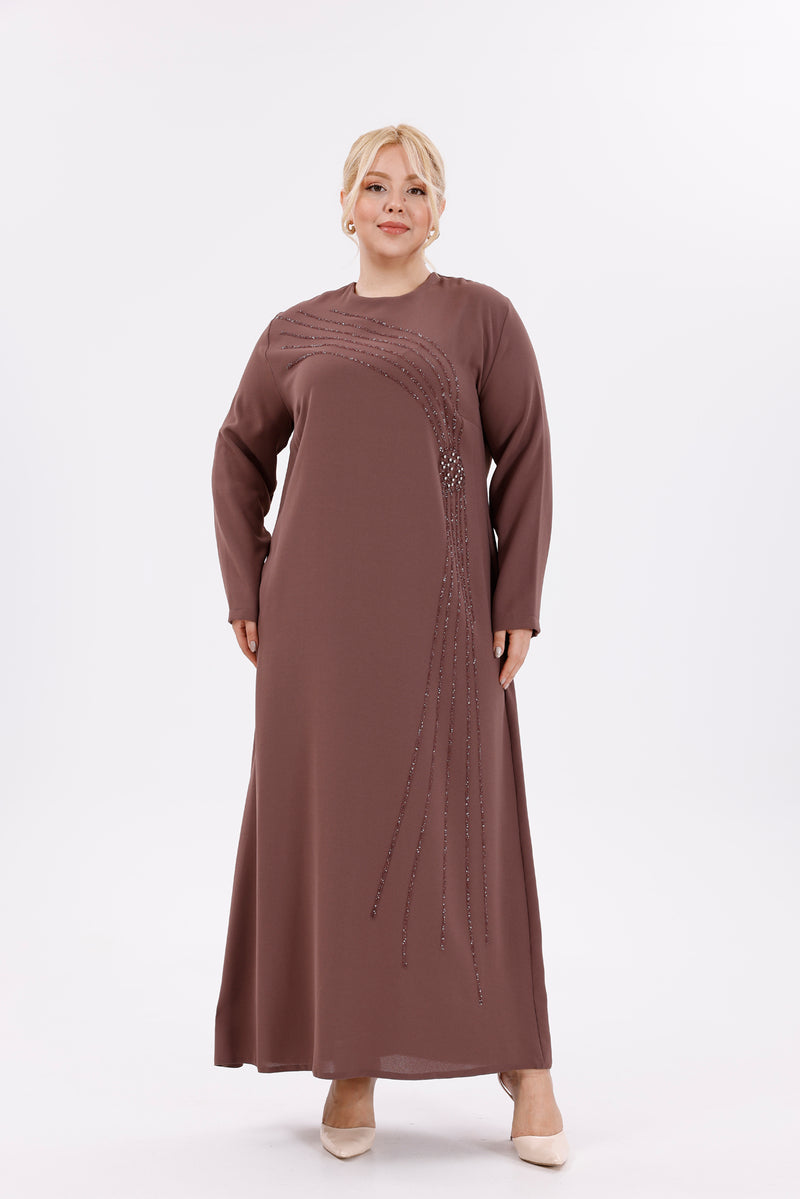 O&F Zennur Dress Dried Rose