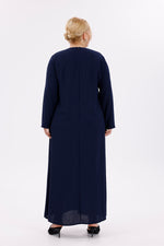 O&F Zennur Dress Navy Blue
