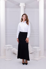 SZ Lena Triangle Pieces Skirt Black