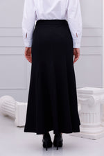 SZ Lena Triangle Pieces Skirt Black