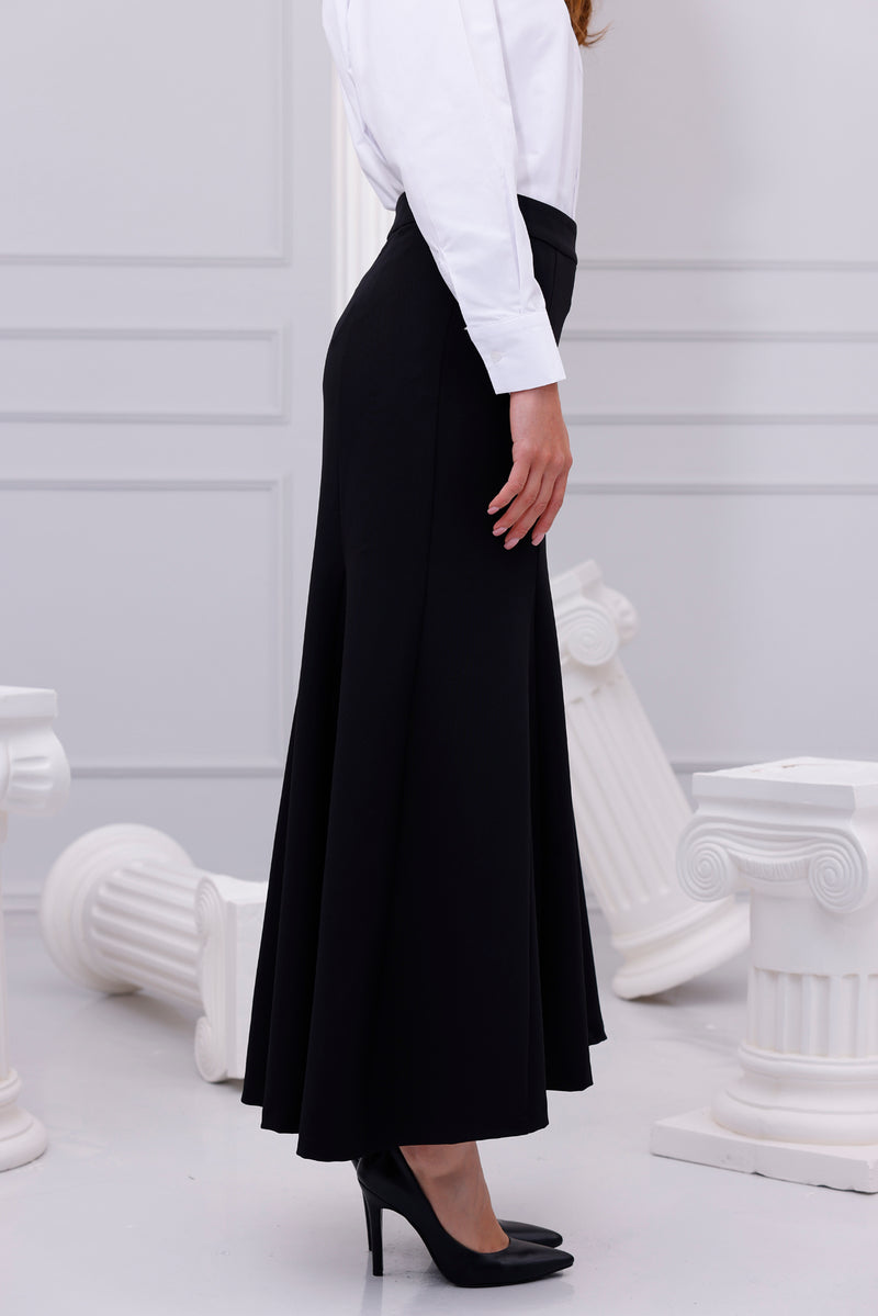 SZ Lena Triangle Pieces Skirt Black