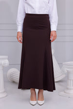 SZ Lena Triangle Pieces Skirt Brown