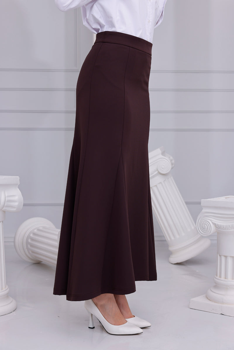 SZ Lena Triangle Pieces Skirt Brown
