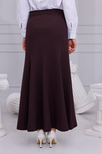 SZ Lena Triangle Pieces Skirt Brown