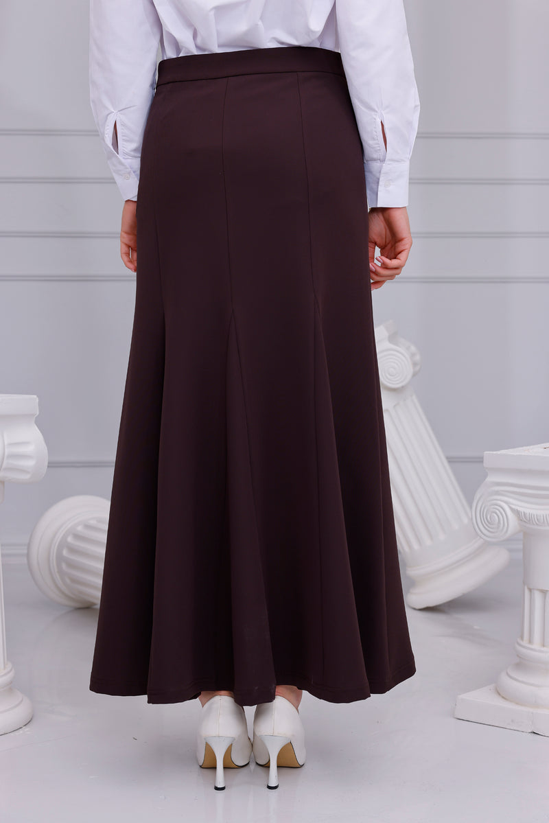 SZ Lena Triangle Pieces Skirt Brown