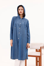 BRT Soft Denim Cape Dark Blue