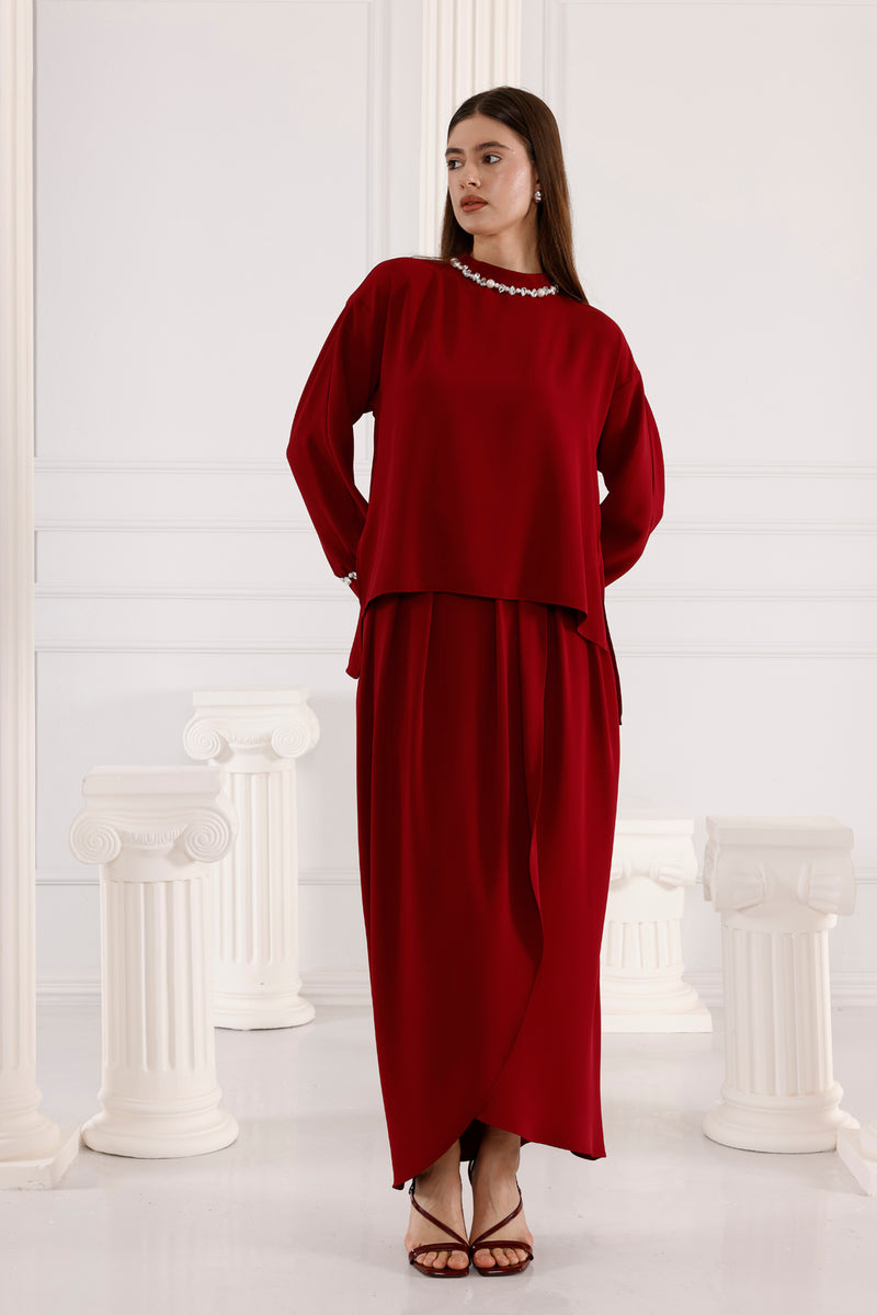 A&W Feray Set Burgundy