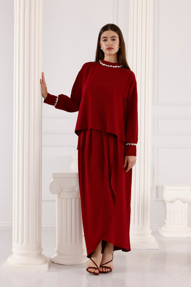 A&W Feray Set Burgundy