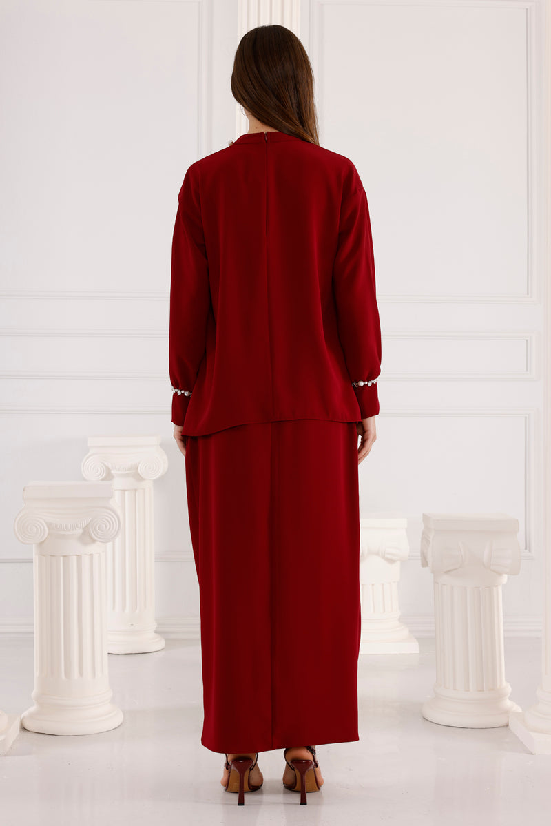 A&W Feray Set Burgundy