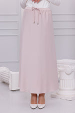 SZ Luna Saten Skirt Beige