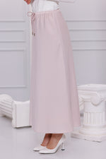 SZ Luna Saten Skirt Beige