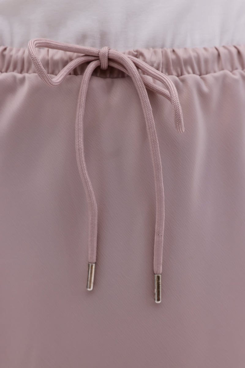 SZ Luna Saten Skirt Beige