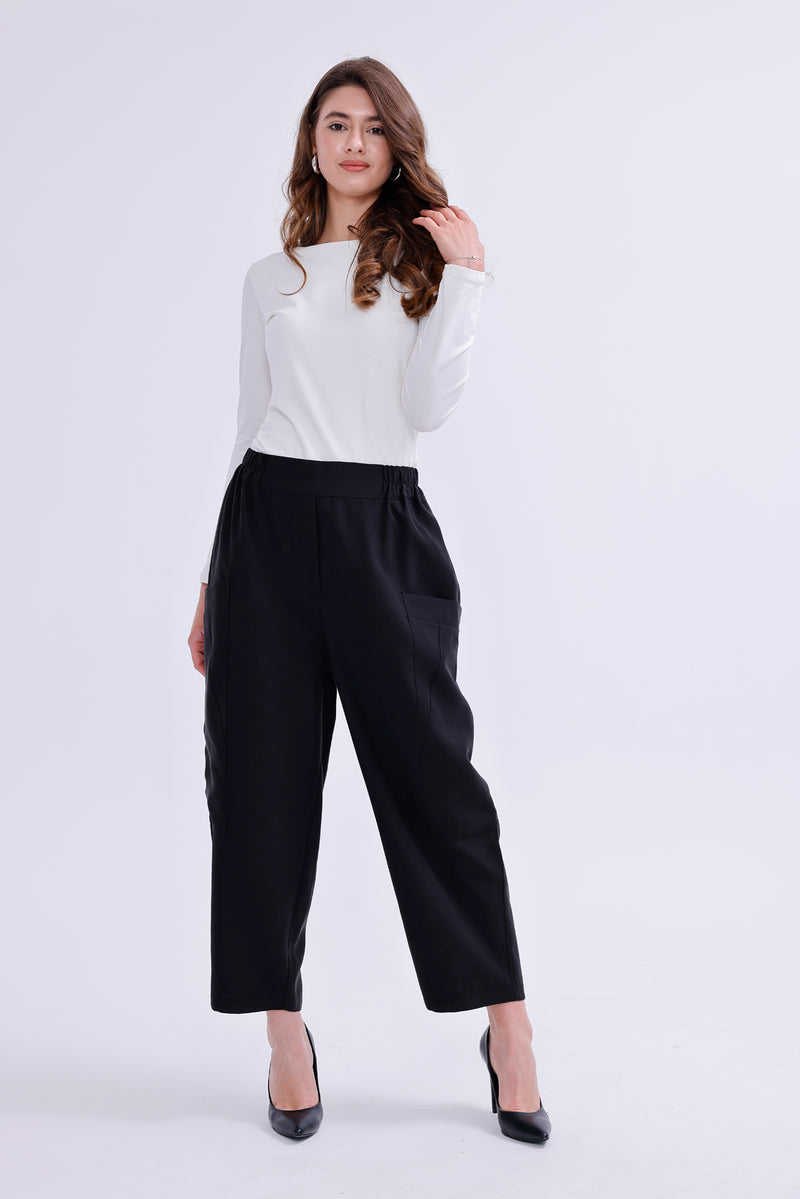 SZ Kangaroo Canvas Pants Black