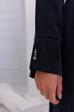 ETC Adelina Qupra Silk Long Jacket Anthracite