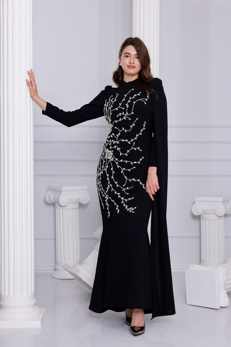 IPC Evan Special Occasion Dress Black – Moda Natty