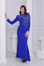 IPC Freya Special Occasion Dress Sax Blue
