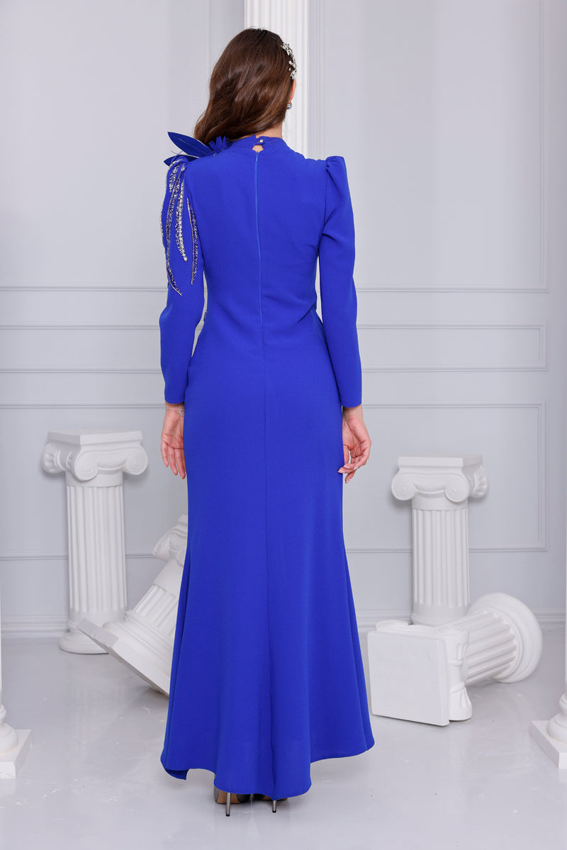 IPC Freya Special Occasion Dress Sax Blue