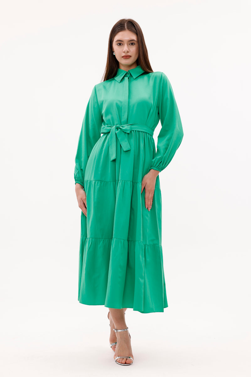 AFL Melonia Dress Almond Green