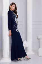 IPC Seren Special Occasion Dress Navy Blue