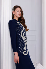 IPC Seren Special Occasion Dress Navy Blue