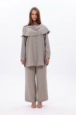 F&G Shoulder Shawl Set Khaki