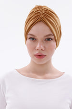 QF 1816 Handmade Turban Mustard