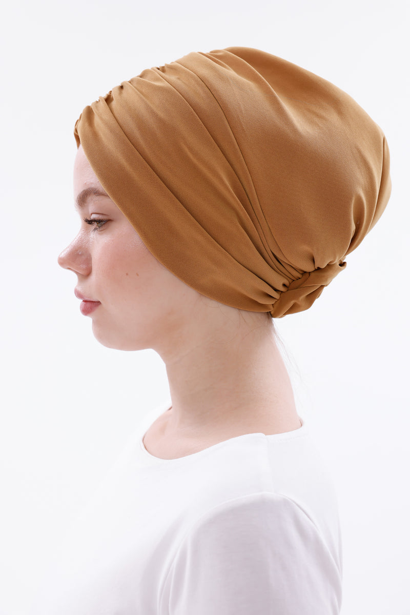 QF 1816 Handmade Turban Mustard