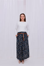 UG Printed Daily Skirt Navy Blue